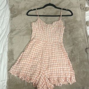 Forever 21 peach romper